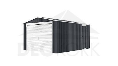 Pločevinasta garaža G21 Portland 1500 - 338 x 448 cm (antracit)