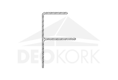 Jarek aluminijasti profil tip F 9543, 40x65x6000 mm, TWINSON