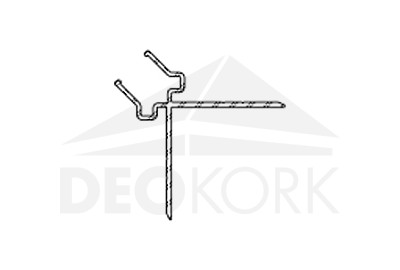 Zunanji kotni aluminijasti profil 9564, 52x52x3000 mm, TWINSON O-WALL