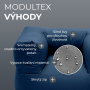 MODULTEX tekstilni modularni set za 2 osebi (temno moder)