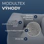 MODULTEX tekstilni modularni set za 2 osebi (siv)